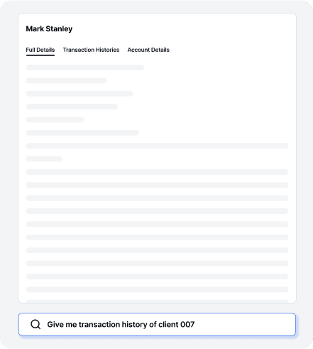 Client Data Search and Retrieval